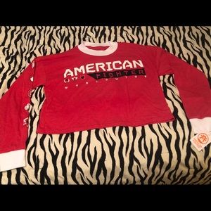 American Fighter Crop Tee